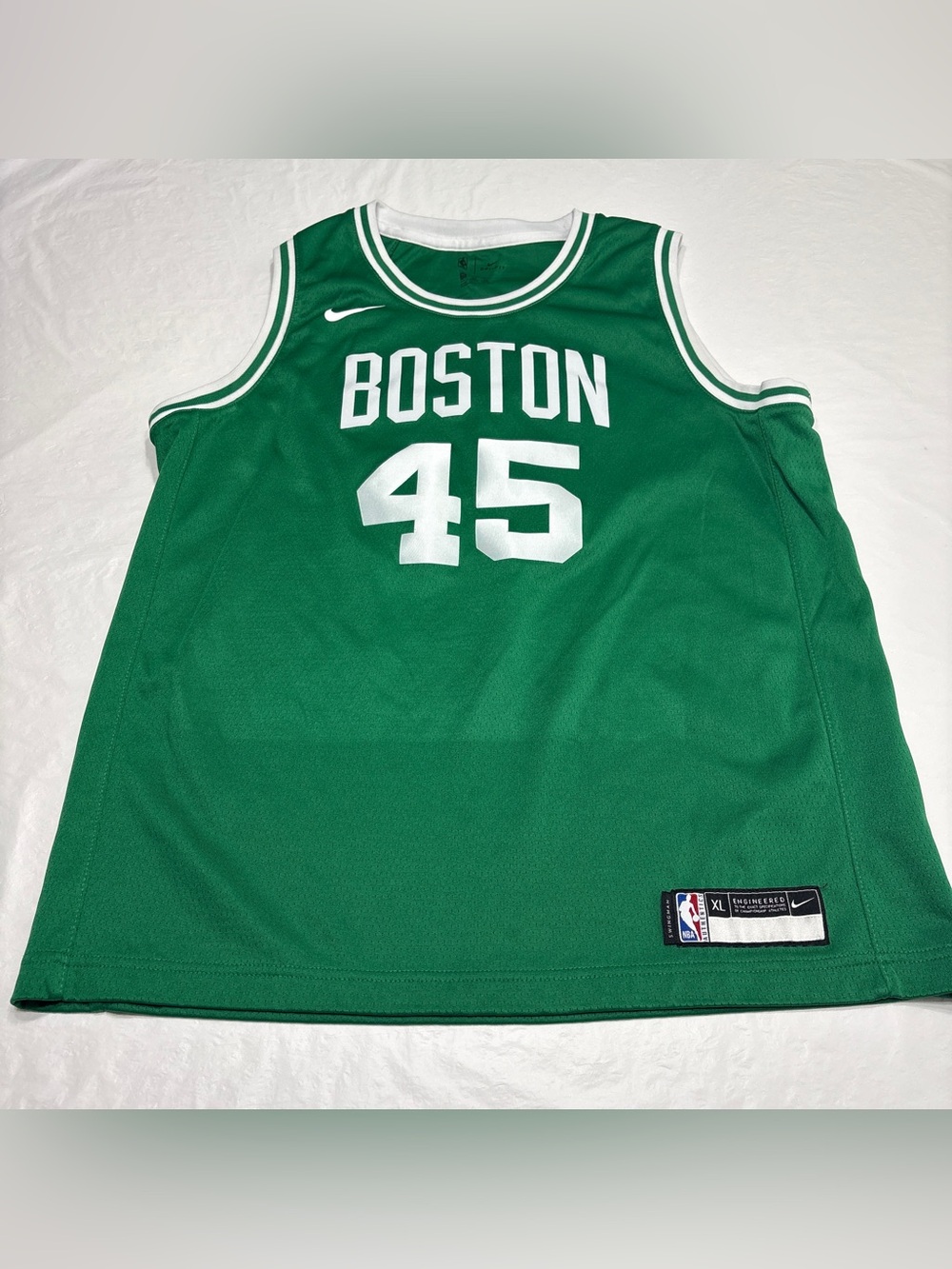 Nike Romeo Langford Boston Celtics Green Jersey Youth Boys XL 18/20